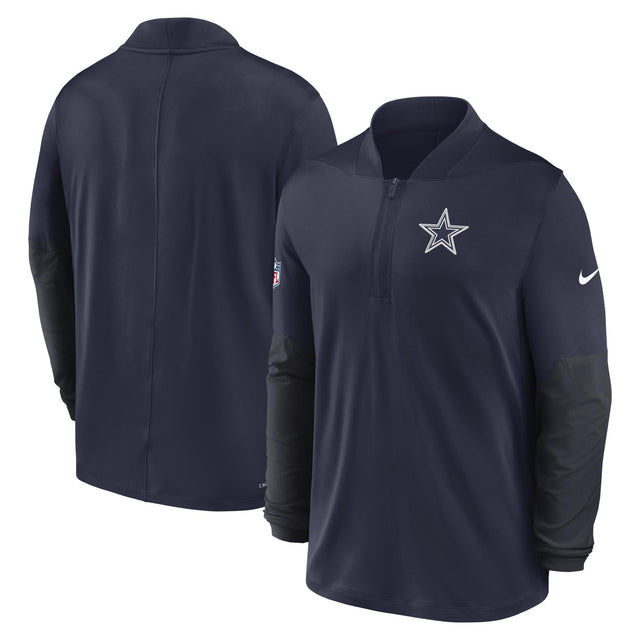 Cowboys 2025 Nike Men's Dri Fit Mid Weight Half Zip