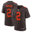 Browns Shedeur Sanders 2026 Nike Men's Brown Alternate Game Jersey #2