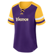 Vikings 2026 Fanatics Women's Low Hip Athena Top (10274490286356)