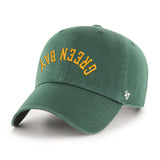 Packers 2024 '47 Brand Flip Script Clean Up Hat