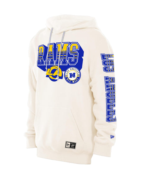 Rams 2026 New Era Men's Dune Dust Hooded Sweatshirt