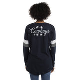 Cowboys Women's Lace Up Long Sleeve T-Shirt