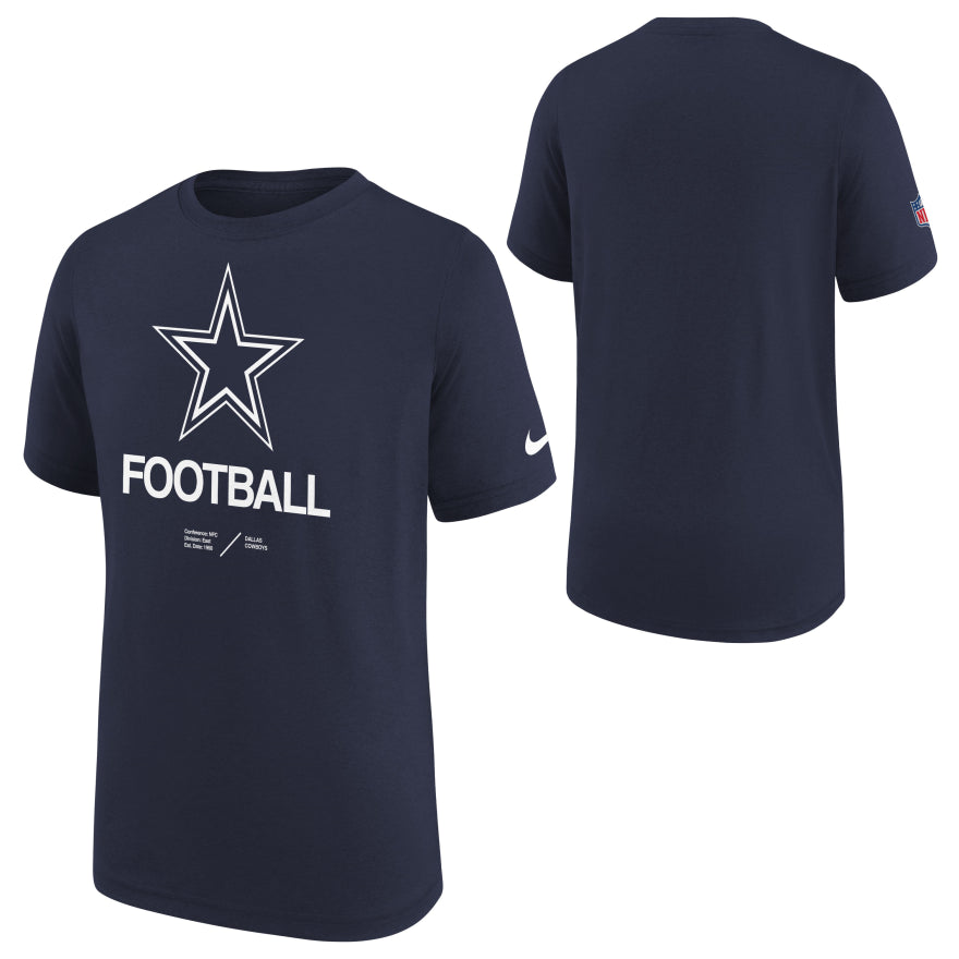 Cowboys Nike Youth Sideline T-shirt 2022