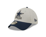 Cowboys 2022 New Era® NFL Sideline Official 39THIRTY Flex Hat - Navy and Gray