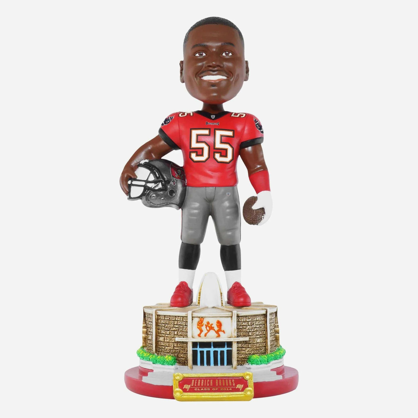 Buccaneers Derrick Brooks Pro Football Hall of Fame Rotunda Bobblehead (10237842522388)