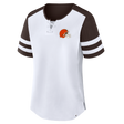 Browns 2026 Fanatics Women's Low Hip Athena T-Shirt