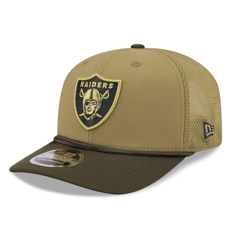 Raiders 2025 New Era Men's 9SEVENTY Salute to Service Hat