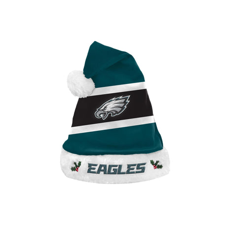 Eagles Embroidered Colorblock Santa Hat