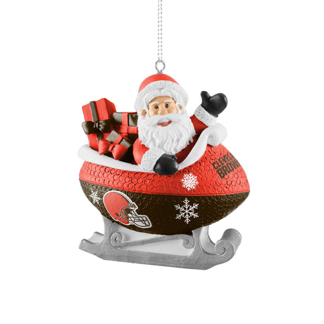 Browns Football Sleigh Ornament