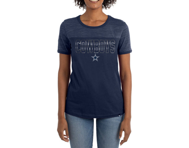 Cowboys New Era Women's Space Dye T-shirt 22