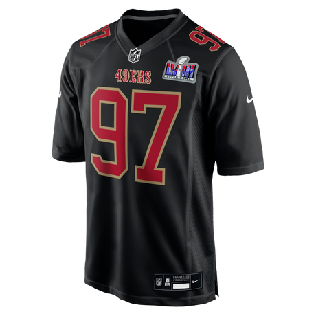 49ers Nick Bosa Super Bowl LVIII (58) Black Game Jersey