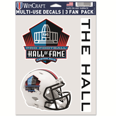 Hall of Fame 3pk Fan Decals