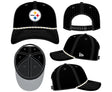 Steelers New Era Men's 9SEVENTY Stretch Snap Performance Hat Pro Football Hall of Fame