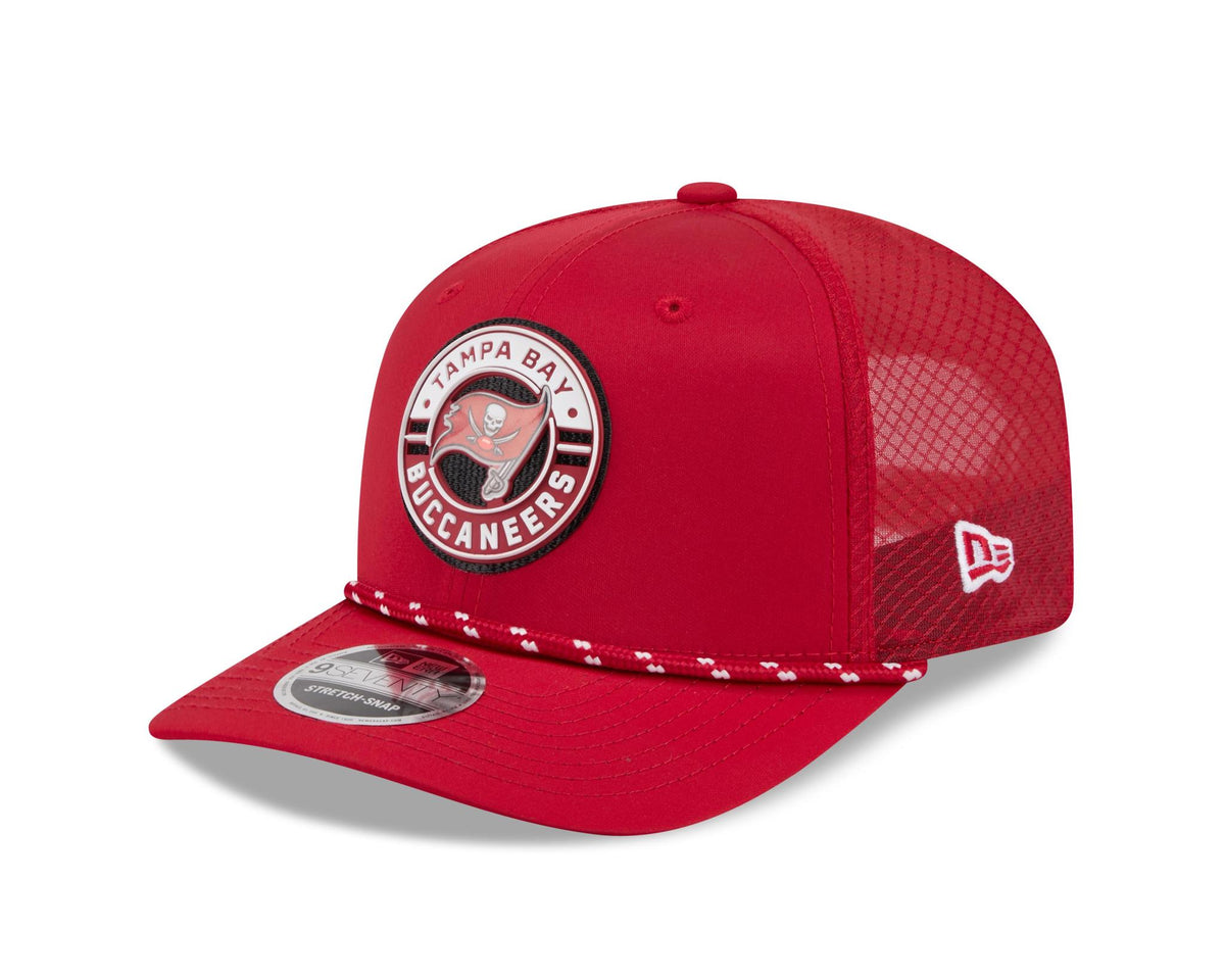 Buccaneers 2026 New Era Men's 9SEVENTY Stretch Snap Two-Tone Hat Pro Football Hall of Fame