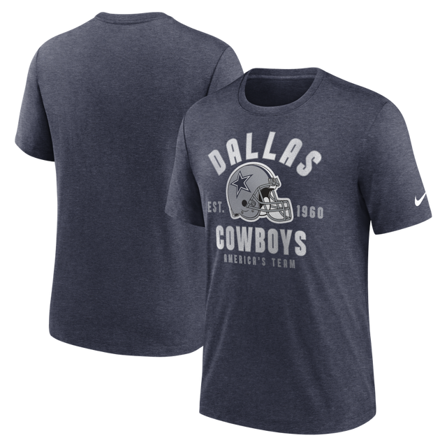 Cowboys Helmet Triblend T-Shirt