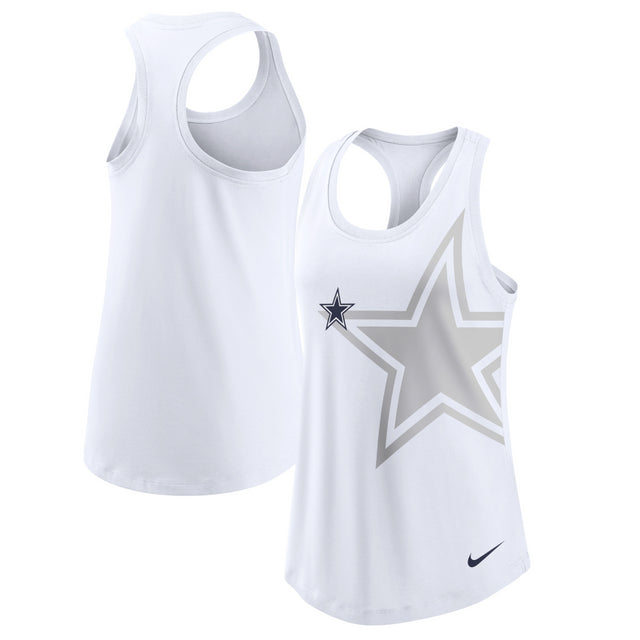 Cowboys Womens Cropped Tank Top