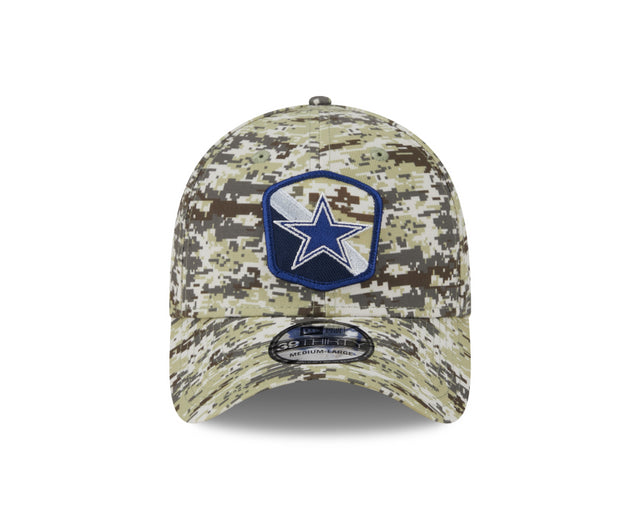 Cowboys New Era 39THIRTY 2023 Salute to Service Hat