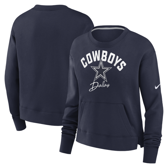 Cowboys Nike Women's Arched Pride Crewneck