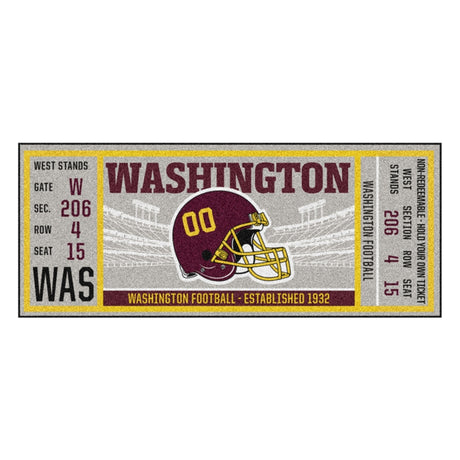 Washington Football Team Champions Ticket Runner