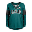 Eagles 2024 New Era Women's Green Long Sleeve