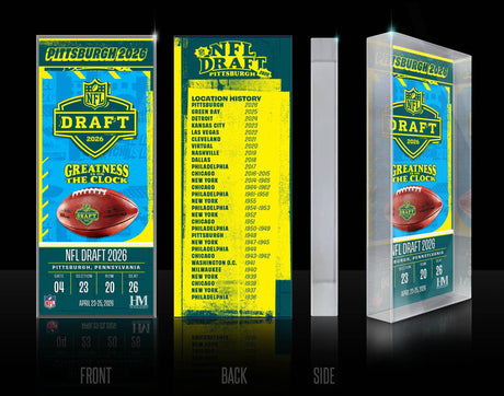 2026 NFL Draft 3D Ticket Block
