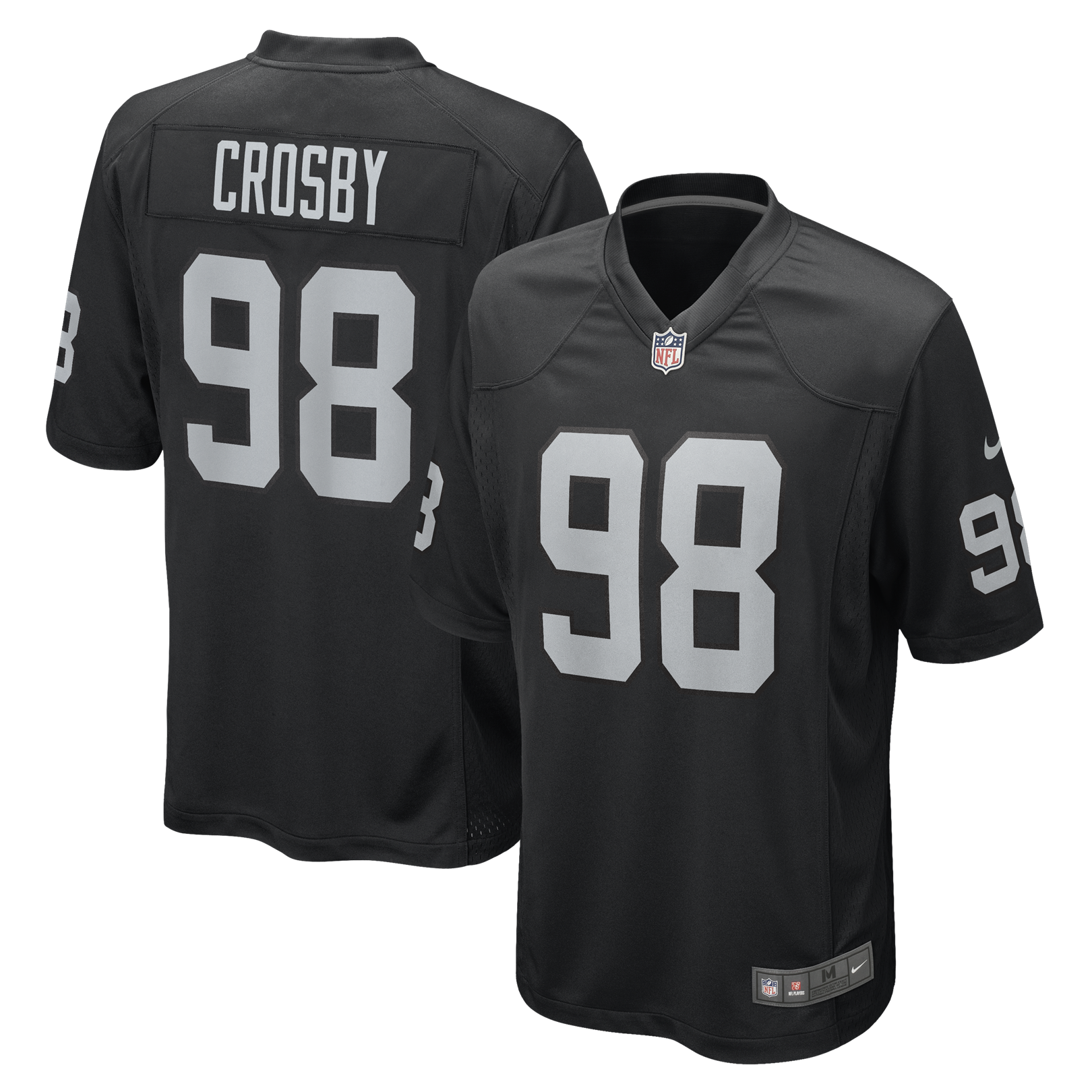 Raiders Maxx Crosby Nike Men's Black Game Jersey – Pro Football