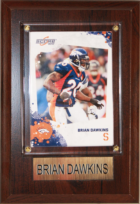 Brian Dawkins 4x6 Plaque