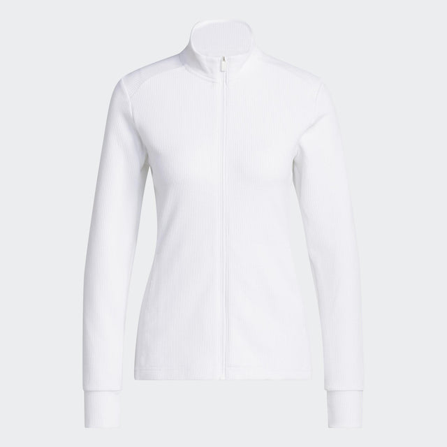 Hall of Fame 2026 Adidas Women's White Performance Textured Full Zip Jacket