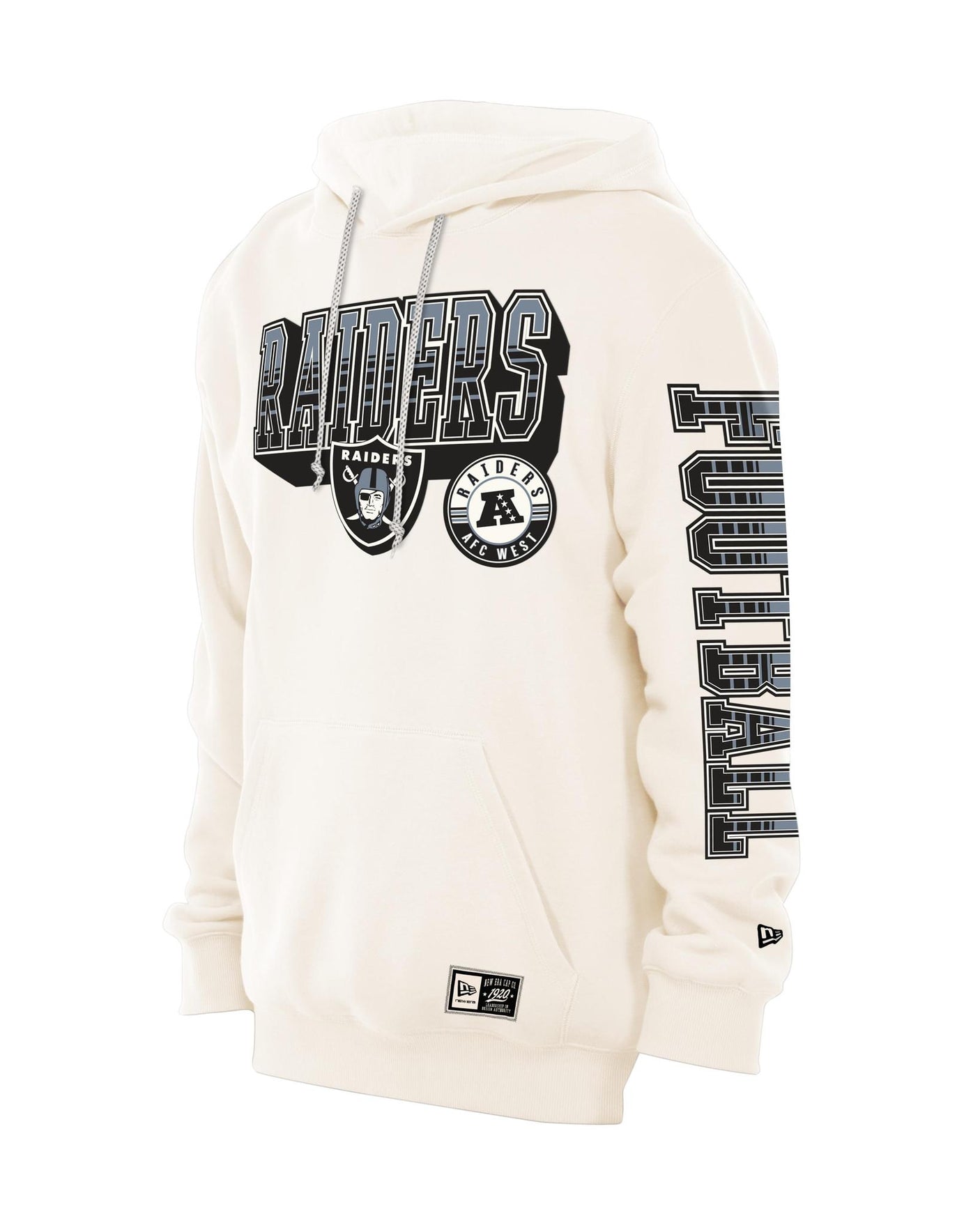 Raiders 2026 New Era Men's Dune Dust Hooded Sweatshirt