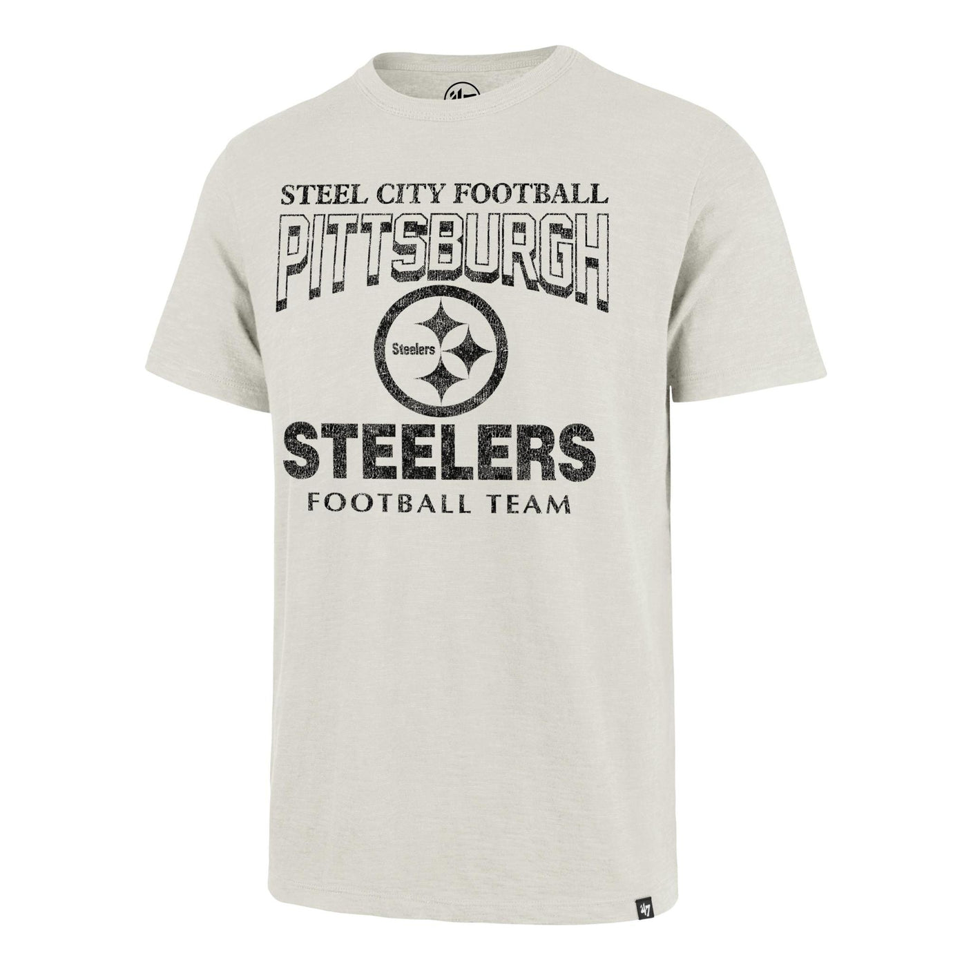 Steelers 2026 '47 Brand Men's Historic Head On Scrum T-Shirt