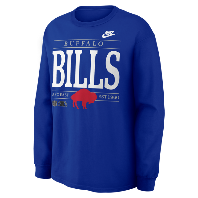 Bills 2026 Nike Men's Nike Max 90 Long Sleeve T-Shirt