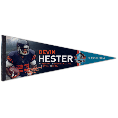 Devin Hester Premium Pennant