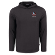 Hall of Fame Cutter & Buck Men's Black Coastline Recycled Double Peached Hooded Pullover