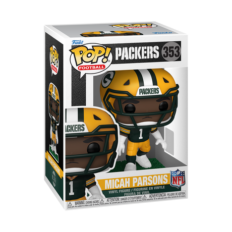 Packers Micah Parsons NFL Funko Pop! 353 Pro Football Hall of Fame