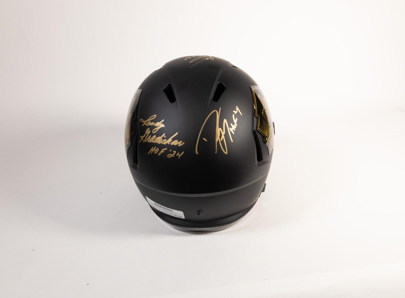 Class of 2024 Autographed Hall of Fame Black Speed Replica Helmet