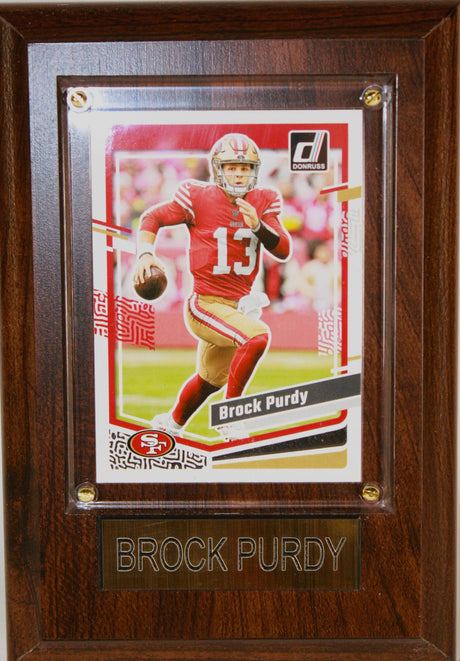 Brock Purdy 4x6 Plaque