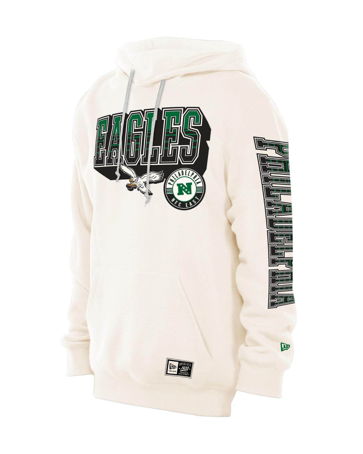 Eagles 2026 New Era Men's Dune Dust Hooded Sweatshirt