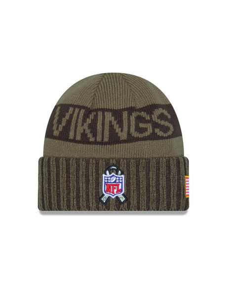 Vikings 2025 Men's New Era Salute to Service Knit