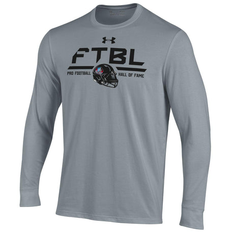 Hall of Fame Youth Football Helmet Under Armour Long Sleeve Performance Cotton T-shirt