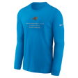 Panthers 2026 Men's Nike Long Sleeve Team Issue T-Shirt