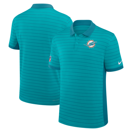 Dolphins 2026 Nike Men's Dri-Fit Striped Polo