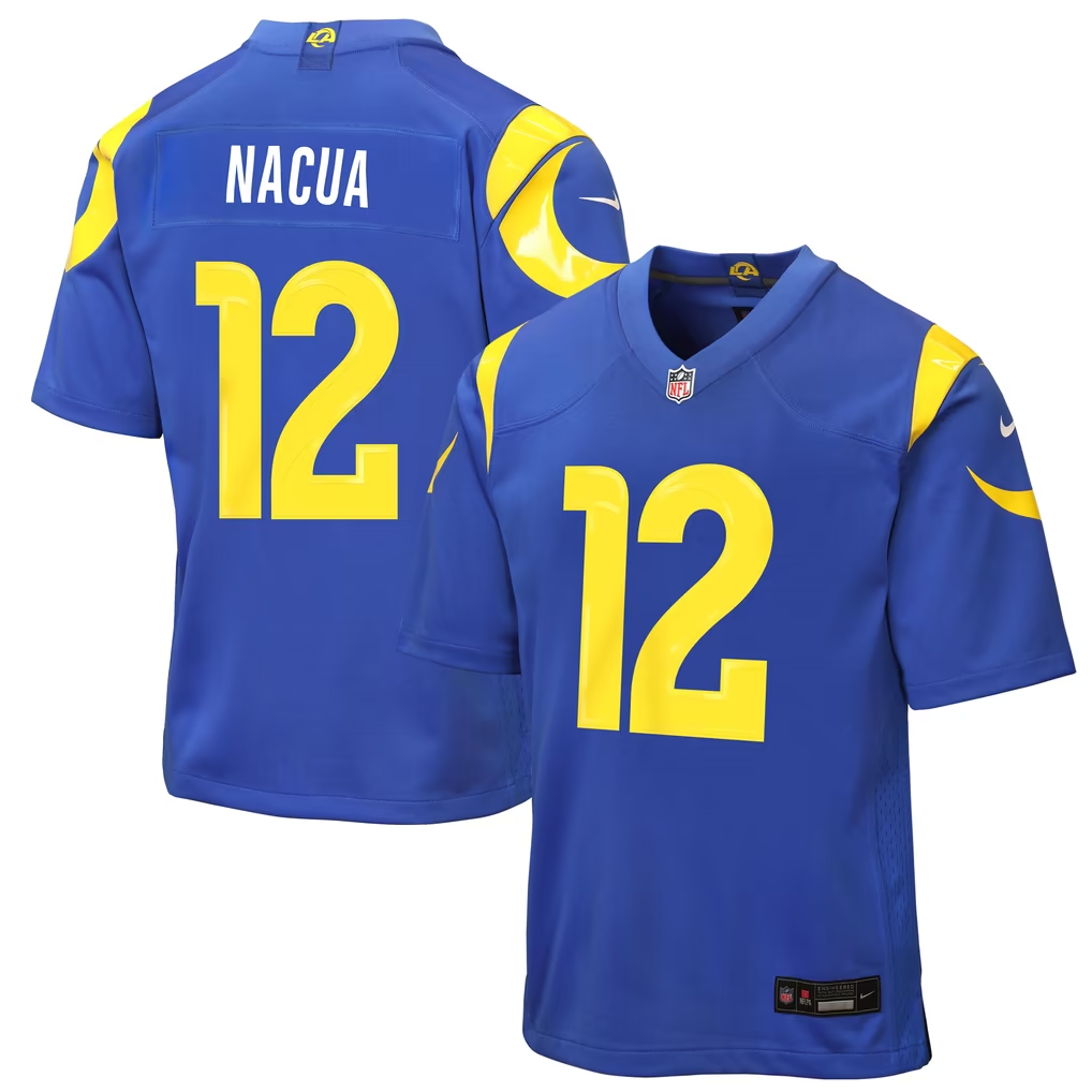 Rams Puka Nacua 2026 Youth Nike Game Jersey Pro Football Hall of Fame