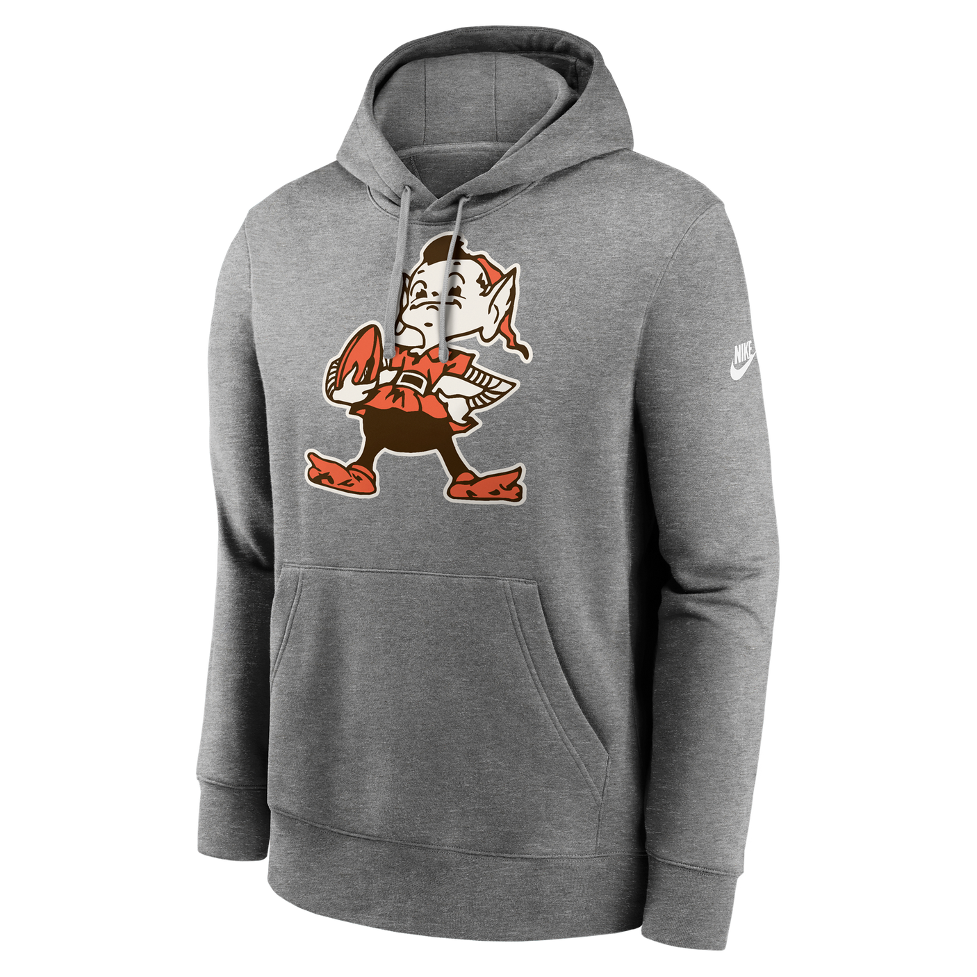 Browns 2024 Nike Men's Rewind Club Logo Sweatshirt