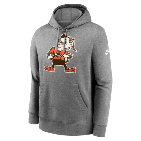 Browns 2024 Nike Men's Rewind Club Logo Sweatshirt