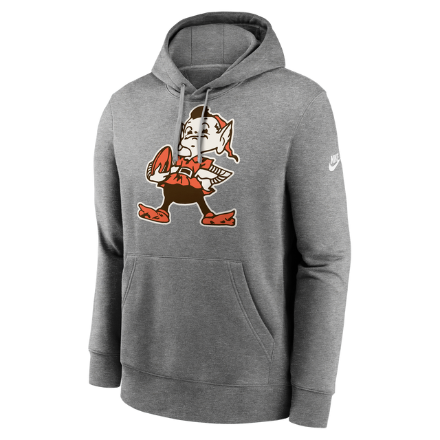 Browns 2024 Nike Men's Rewind Club Logo Sweatshirt