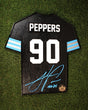 Julius Peppers Wood Jersey 3D Sign