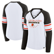 Browns 2025 Women's Fanatics Blitz Package Long Sleeve Fashion Top