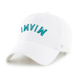 Dolphins 2024 '47 Brand Flip Script Clean Up Hat