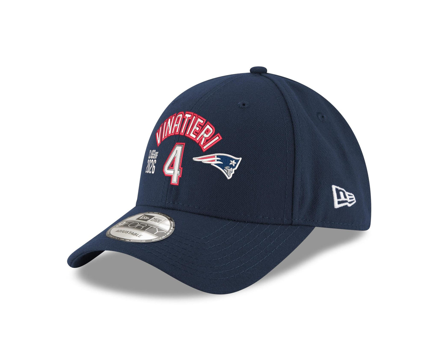 Adam Vinatieri Patriots Class of 2026 New Era 9FORTY Name and Number Hat