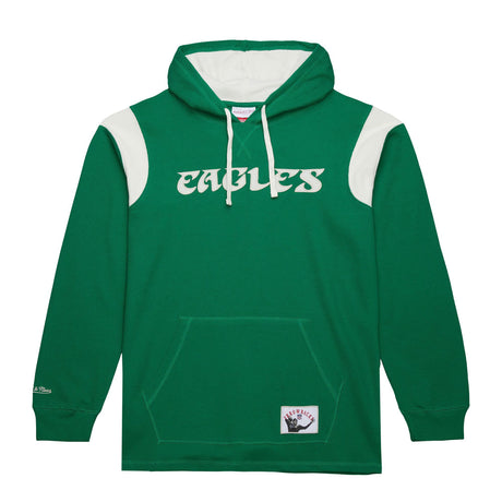 Eagles 2025 Mitchell & Ness Men's Vintage Logo Thermal Lightweight Sweatshirt